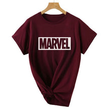 Load image into Gallery viewer, Summer womens t shirt MARVEL