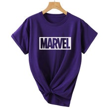 Load image into Gallery viewer, Summer womens t shirt MARVEL