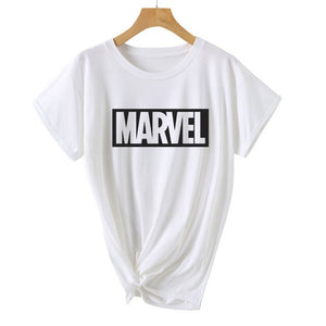 Summer womens t shirt MARVEL