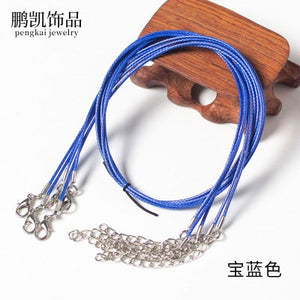 2mm Jewelry Cord Lobster Clasp Necklace