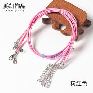 2mm Jewelry Cord Lobster Clasp Necklace