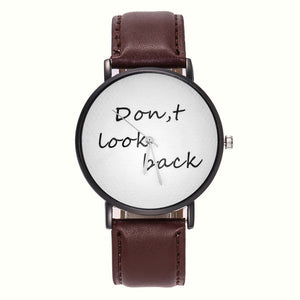 Fashion Ladies PU Leather Belt Watches