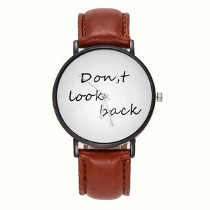 Fashion Ladies PU Leather Belt Watches